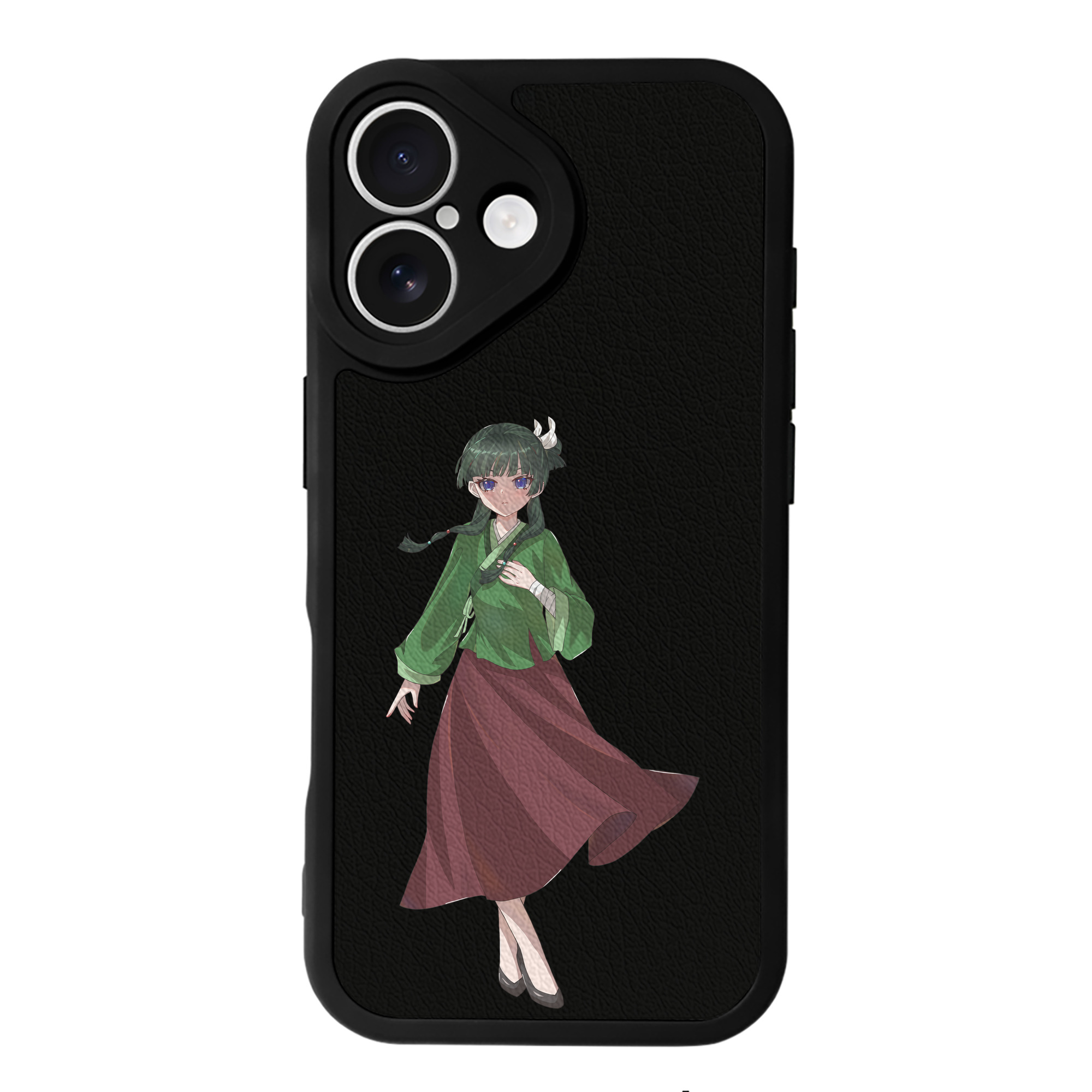 （画像用） 薬屋のひとりごと The Apothecary Diaries 【iPhone 16シリーズ対応】シリコンスマホケース（レザー調） 材質：シリコン